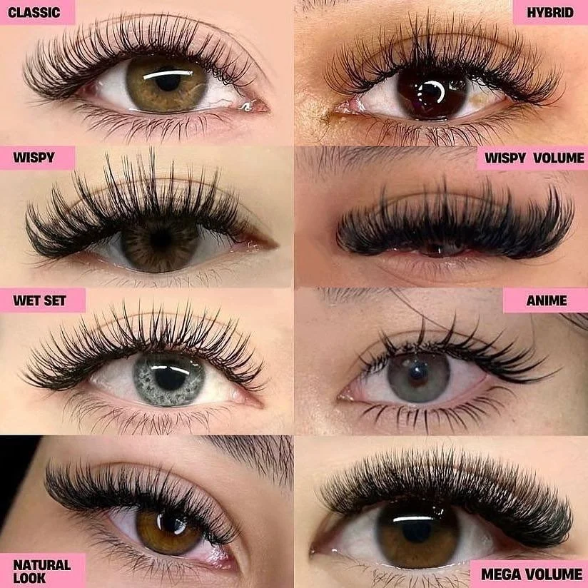 Hybrid lash extensions