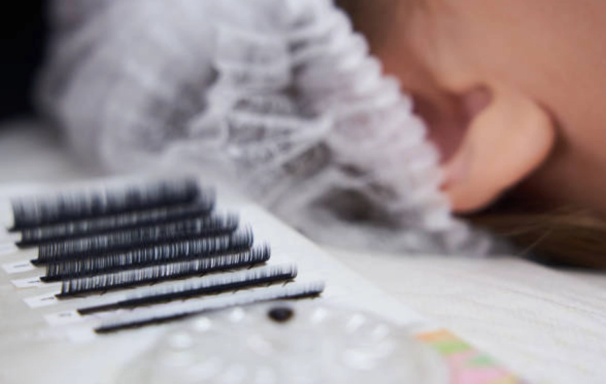 Sleeping with Eyelash Extensions