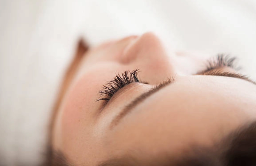 Sleeping with Eyelash Extensions