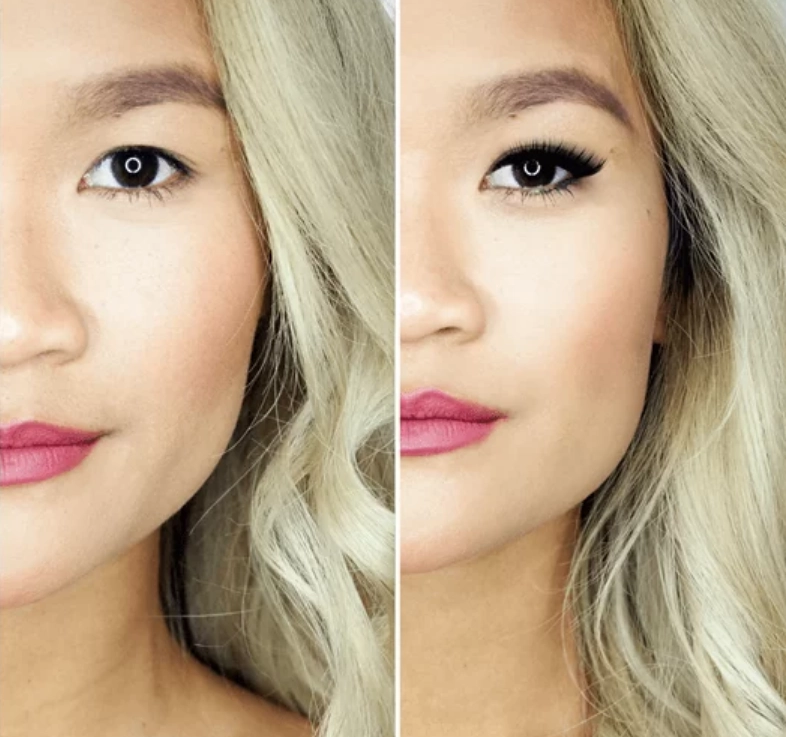 Eyelash Extensions for Asian Hooded or Monolid Eyes before and after