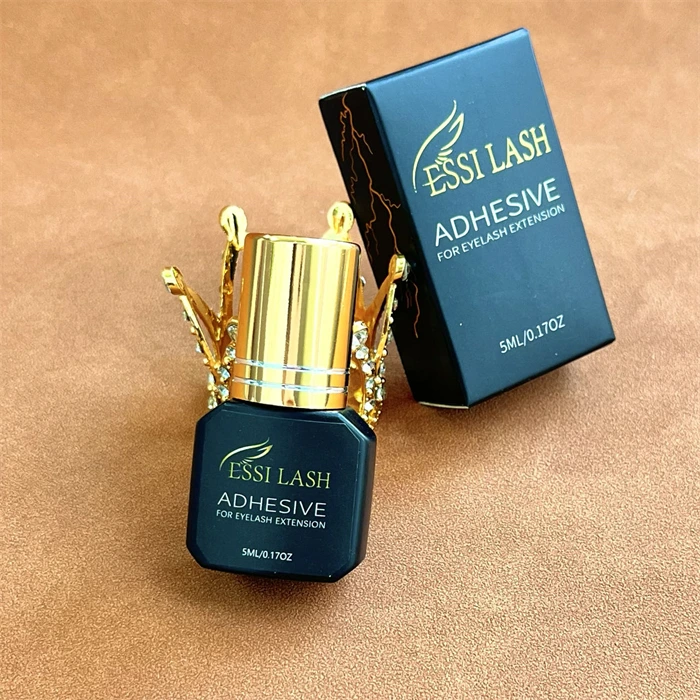 Lash extension glue bottle for professional eyelash adhesive application