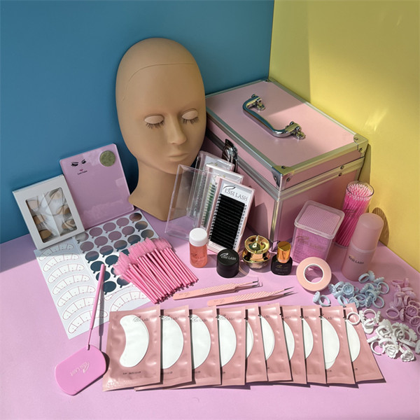 Private Label Eyelash Extension Training Kits for Starter Wholesale Lash Extension Supplies