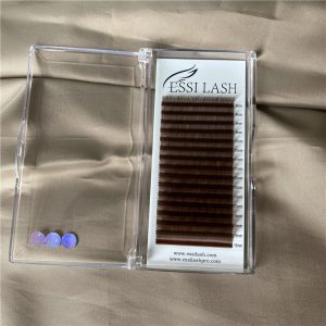Brown Lashes,Medium Bwown Lashes, Dark Brown lahes, ESSI LASH