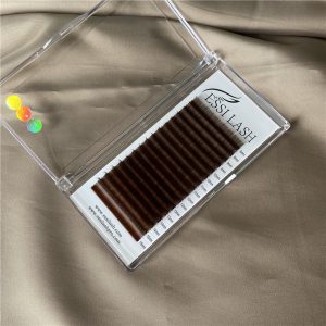 Brown Lashes,Medium Bwown Lashes, Dark Brown lahes, ESSI LASH