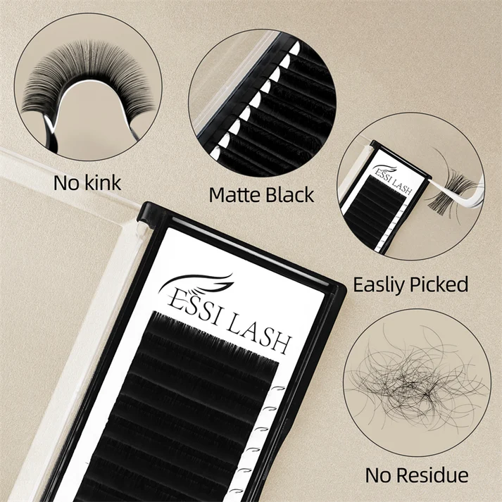 0.05 Cashmere Silk Lashes, Volume Eyelash Extension, ESSI LASH