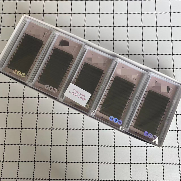 ESSI LASH Customized Eyelash Extensions Boxes Good Quality Lash Trays with Private Labels