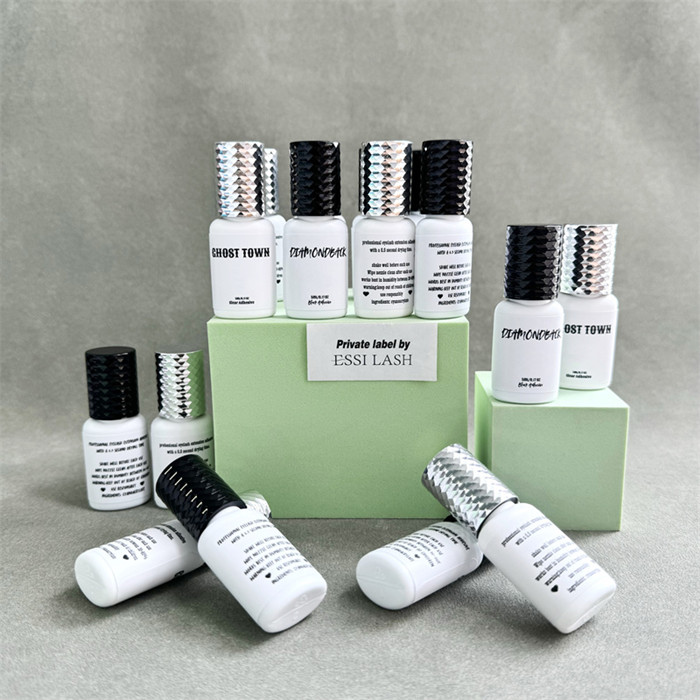 Customized Lash Glue Bottles Wholesale Eyelash Extensions Supplies Lash Adhesive with Private Labels