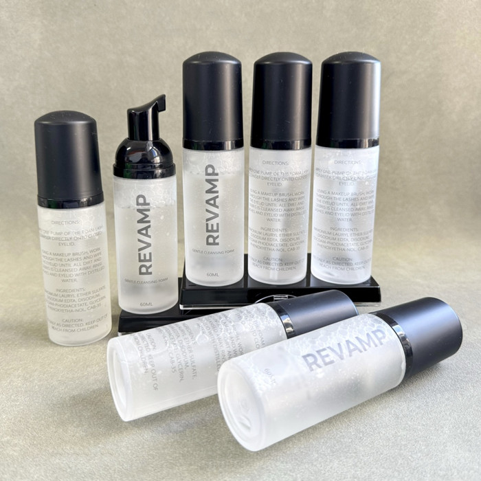 Customized Transparent Labels for Lash Shampoo 100ML Foaming Lash Cleanser
