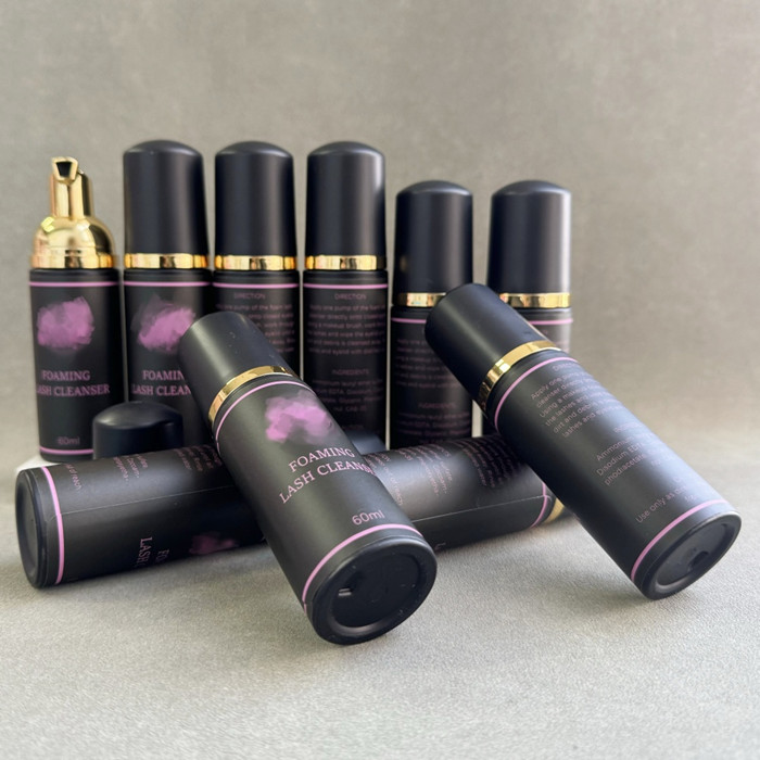 Private Labels for Eyelash Extensions Supplies Foaming Lash Cleanser