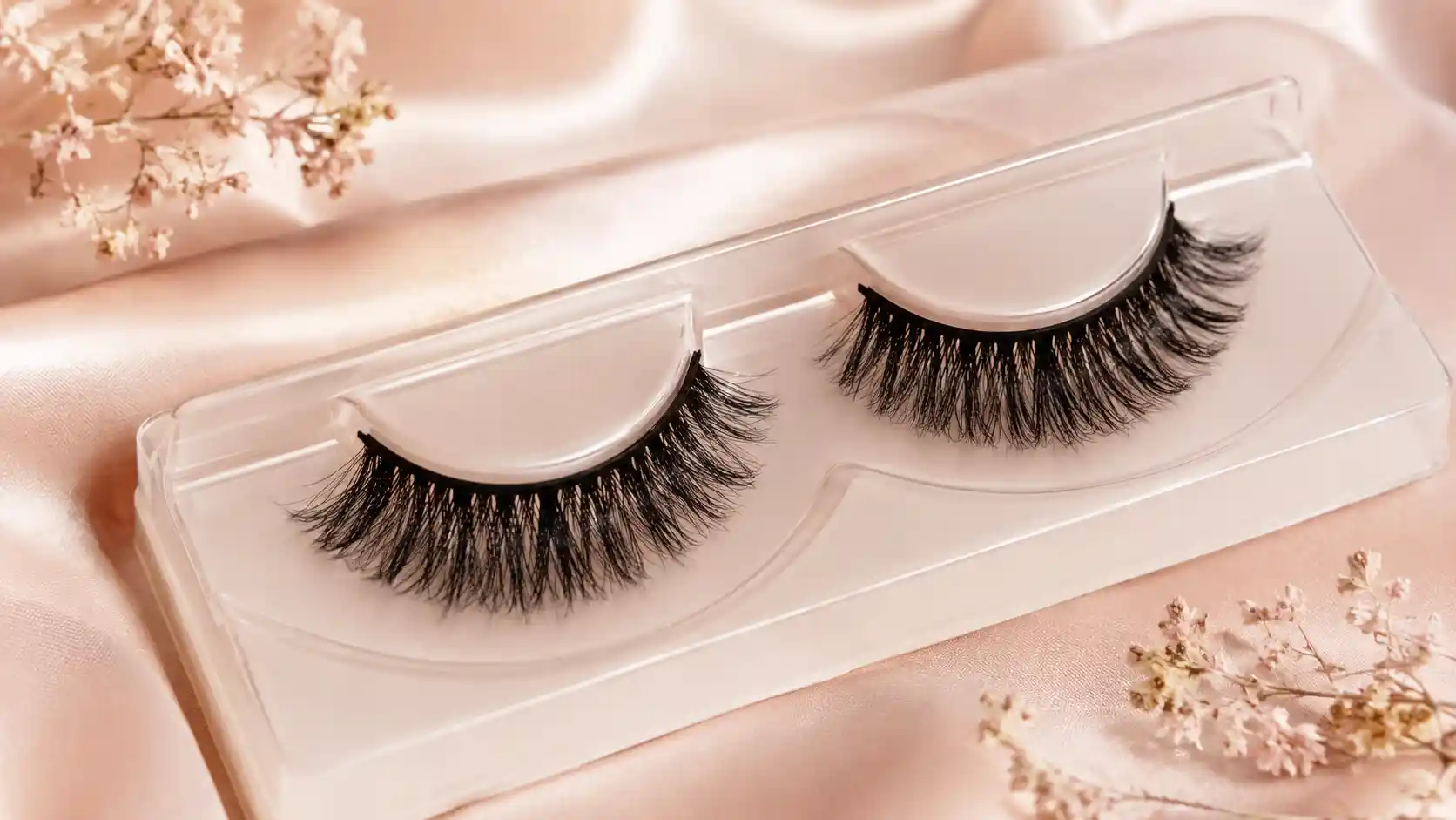 Eyelash Extensions on the table