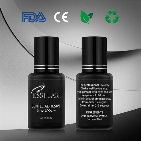 Gentle Glue, 2~3s drying Adhesive, Sensitive Eyelash Extension Glue, ESSI LASH